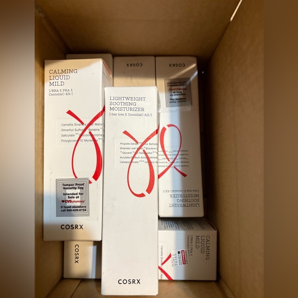 6New Cosrx products